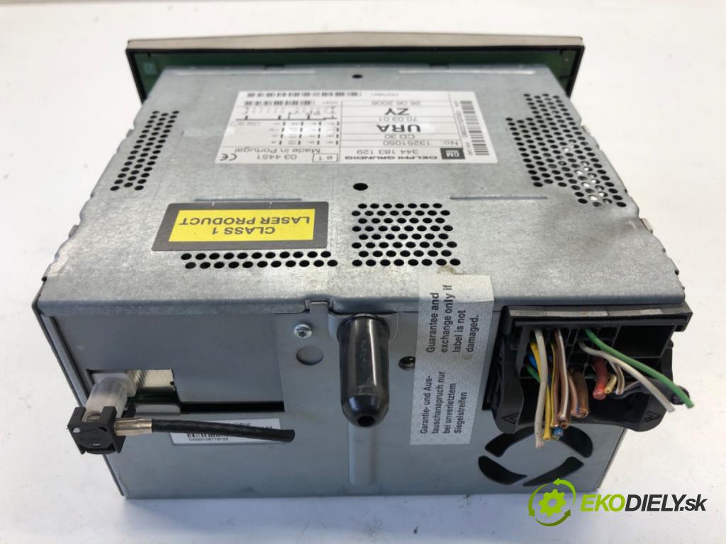 OPEL ASTRA H Kombi 2007 74 kW 1.7 CDTI (L35) 1686 RADIO 13251050 (Audio zariadenie)