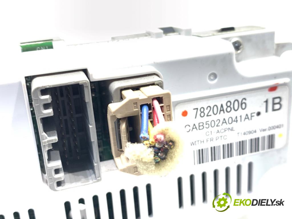 MITSUBISHI ASX SUV 2015 86 kW 1.6 MIVEC 1590 Panel ovládania kúrenia 7820A806 (Prepínacie páčky pod volantom)