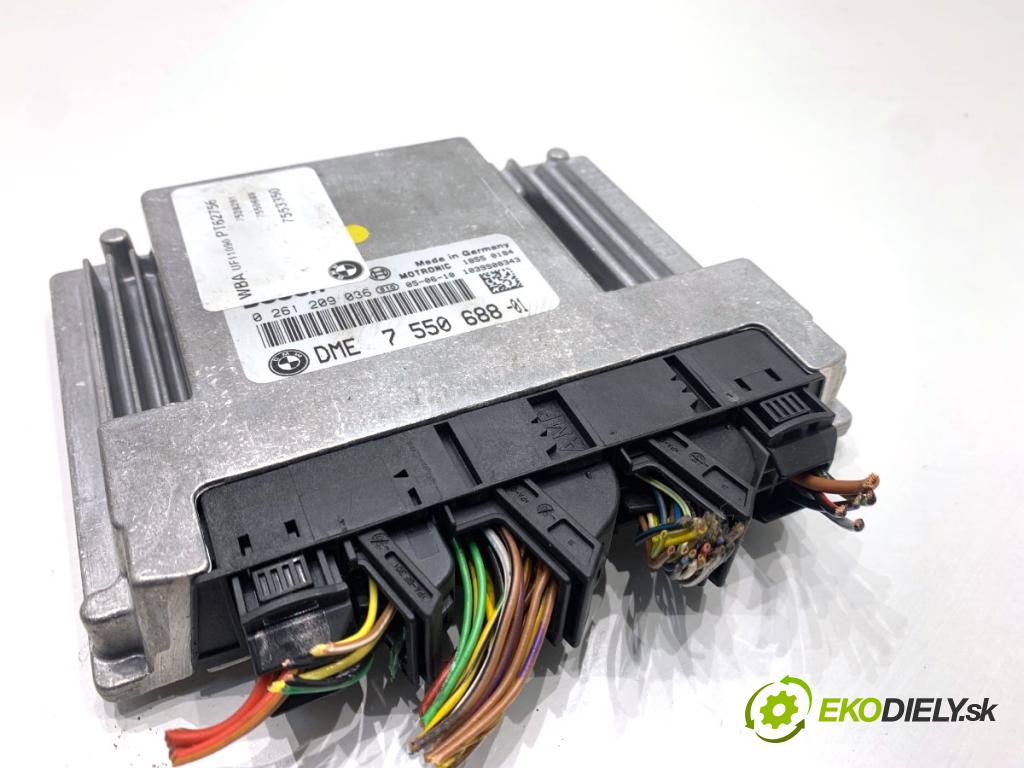 BMW E87 liftback 2005 85 kW 116 i 1596 řídící jednotka motora 7550688 (Řídicí jednotka)