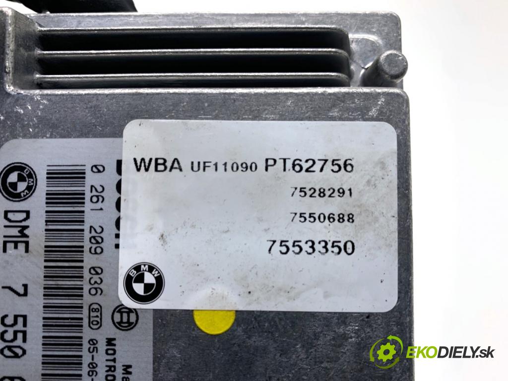 BMW E87 liftback 2005 85 kW 116 i 1596 řídící jednotka motora 7550688 (Řídicí jednotka)
