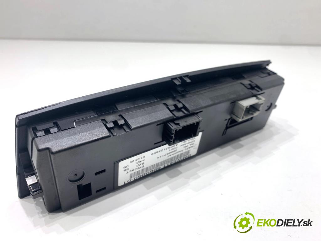 BMW E87 liftback 2005 85 kW 116 i 1596 Panel ovládaní topení 6960860 (Páčky pod volantem)