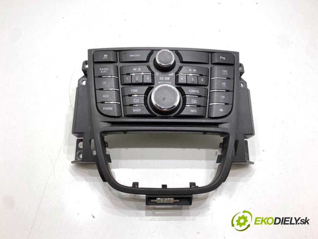 OPEL ASTRA J Kombi 2013 81 kW 1.7 CDTI (35) 1686 Panel ovládaní radia 13288081 (Páčky pod volantem)