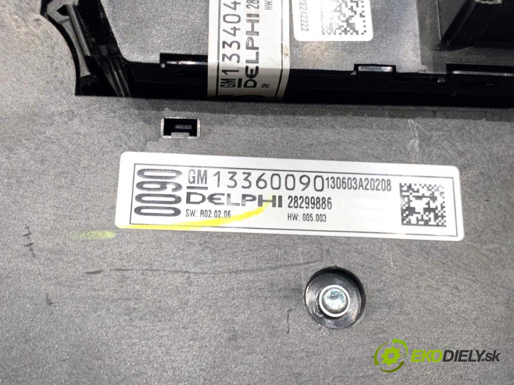 OPEL ASTRA J Kombi 2013 81 kW 1.7 CDTI (35) 1686 Panel ovládania radia 13288081 (Prepínacie páčky pod volantom)