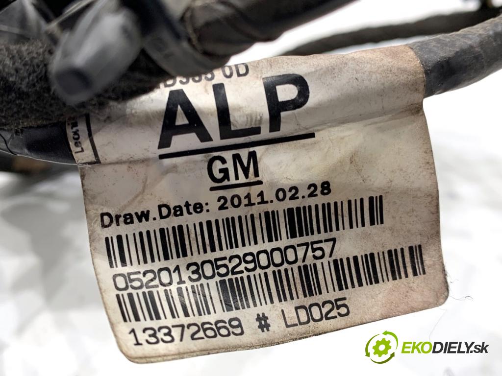 OPEL ASTRA J Kombi 2013 81 kW 1.7 CDTI (35) 1686 Káblovačka Dvere predný ľavy 13372669