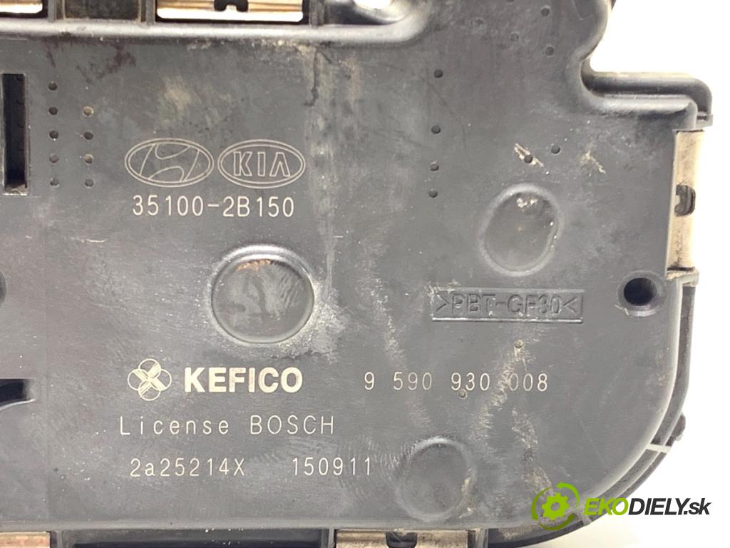 HYUNDAI ix20 liftback 2013 66 kW 1.4 1396 škrtíci klapka 35100-2B150 (Škrticí klapka)