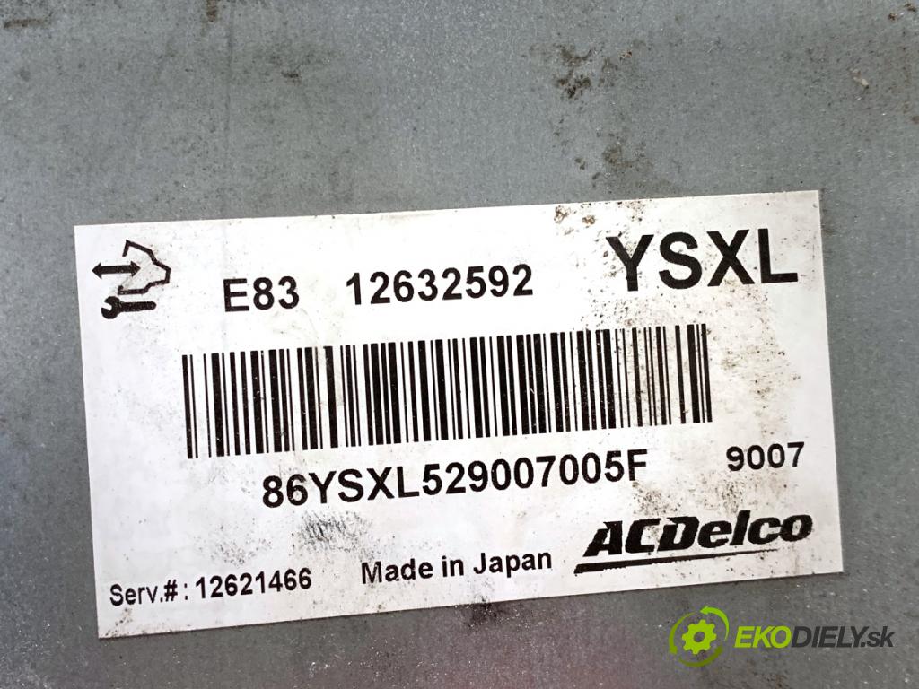 OPEL INSIGNIA A liftback 2009 103 kW 1.8 (68) 1796 riadiaca jednotka Motor 12632592 (Riadiaca jednotka)