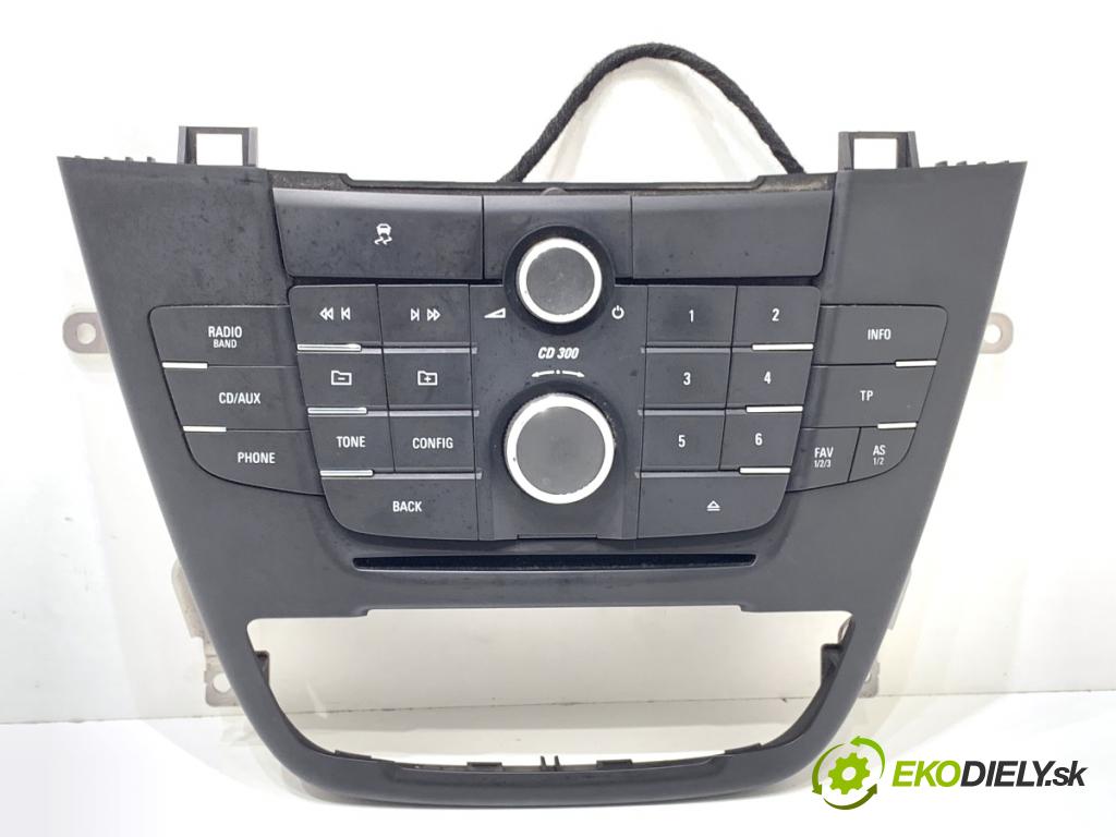 OPEL INSIGNIA A liftback 2009 103 kW 1.8 (68) 1796 Panel ovládaní radia 13273252 (Páčky pod volantem)