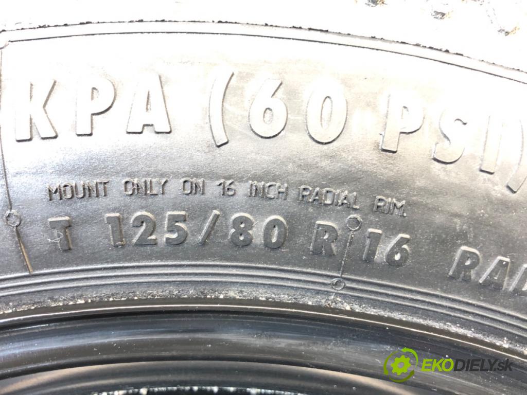 OPEL INSIGNIA A liftback 2009 103 kW 1.8 (68) 1796 koleso dojazdové 16 5X120 68 125/80/16