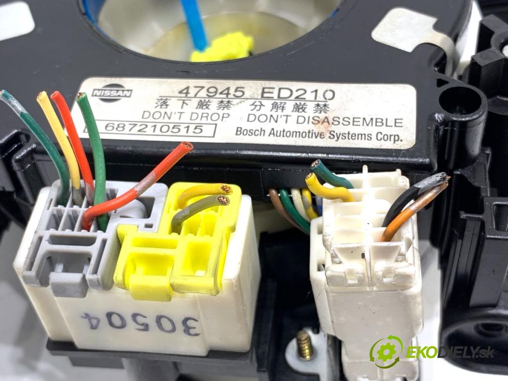 NISSAN NOTE E11 nadwozie wielkoprzestrzenne (MPV) 2007 81 kW 1.6 1598 Krúžok, slimák airbag 47945ED210 (Airbag)