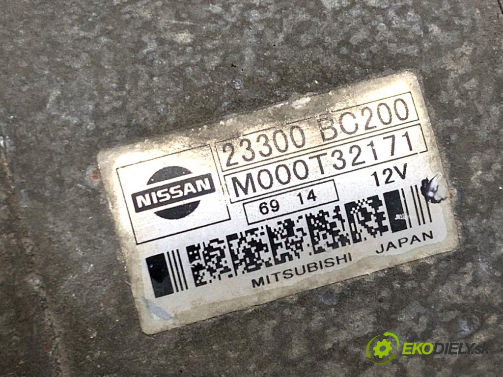 NISSAN NOTE E11 nadwozie wielkoprzestrzenne (MPV) 2007 81 kW 1.6 1598 Štartér 23300BC200 (Štartér)