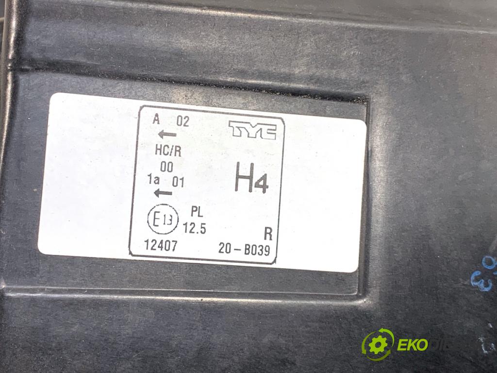 NISSAN NOTE E11 nadwozie wielkoprzestrzenne (MPV) 2007 81 kW 1.6 1598 Svetlomet pravy predný