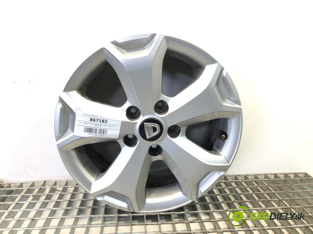 DACIA DUSTER SUV 2019 96 kW 1.3 TCe 130 (HMMF) 1332 disky HLIÍK: 16 6.5J: 114,3 66 ET 50 403006101R