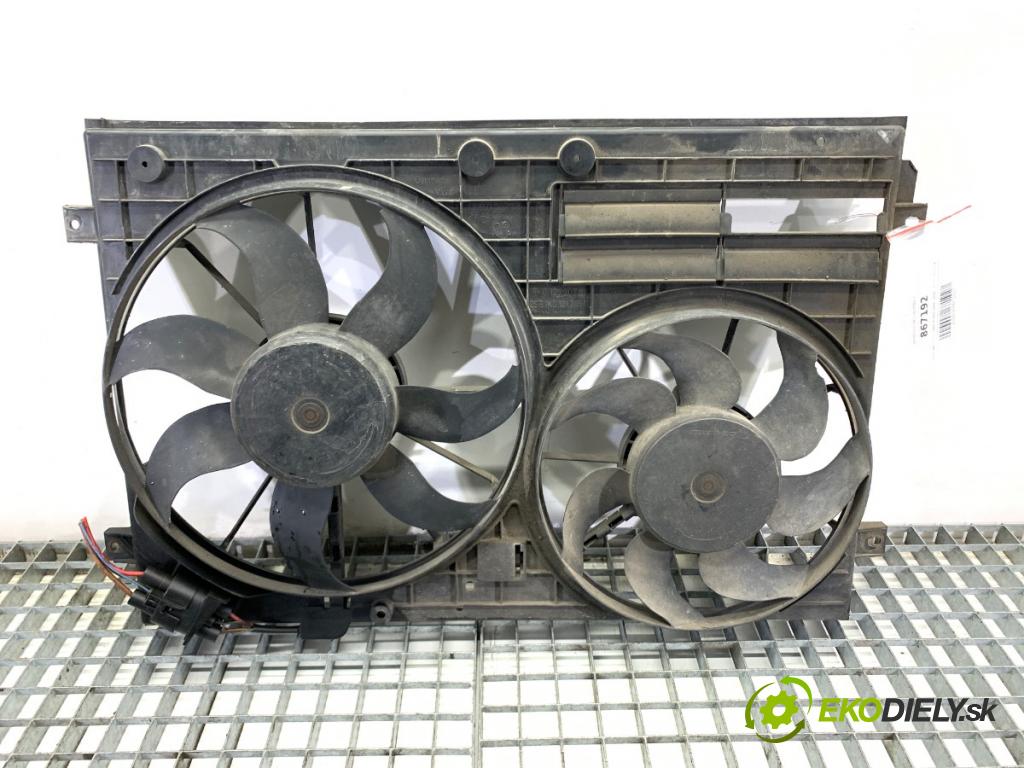 VW GOLF V liftback 2006 103 kW 2.0 TDI 1968 Ventilátor chladiča 1K0121207AA (Ventilátor)