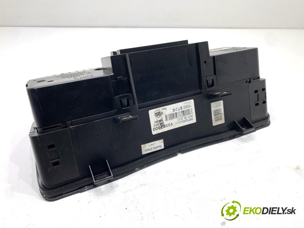 VW GOLF V liftback 2006 103 kW 2.0 TDI 1968 prístrojovka 1K0920872K (Přístrojová deska)