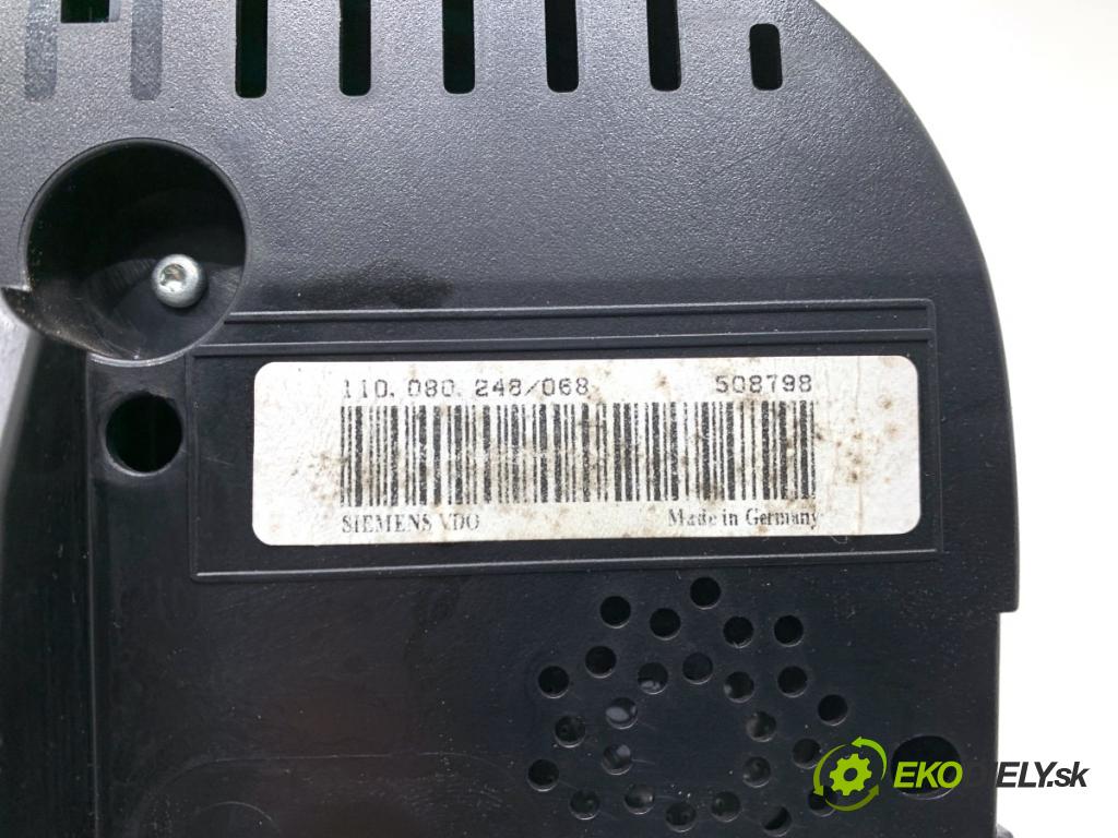 VW GOLF V liftback 2006 103 kW 2.0 TDI 1968 prístrojovka 1K0920872K (Přístrojová deska)