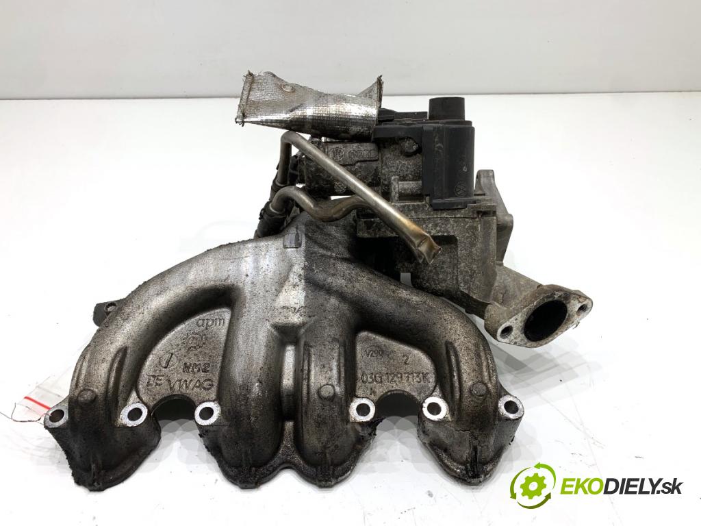 VW GOLF V liftback 2006 103 kW 2.0 TDI 1968 potrubí sání 03G129713K (Sací potrubí)