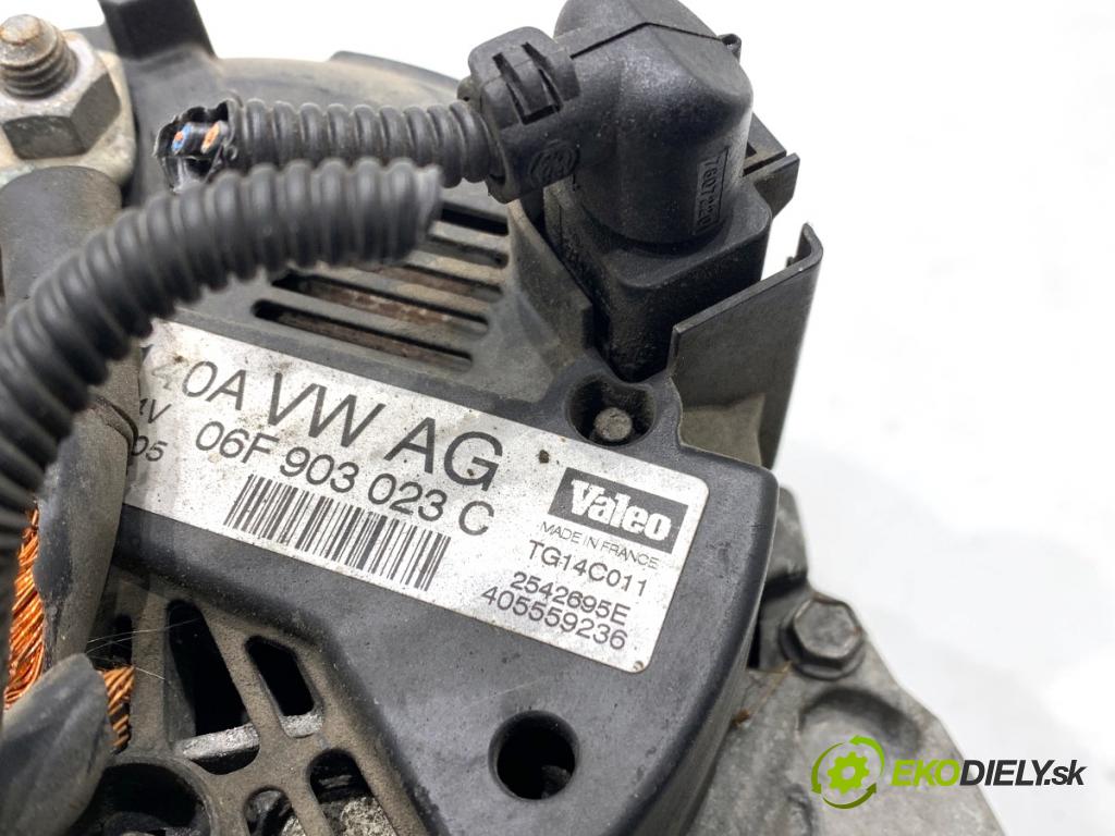 VW GOLF V liftback 2006 103 kW 2.0 TDI 1968 Alternátor 06F903023C (Alternátor)