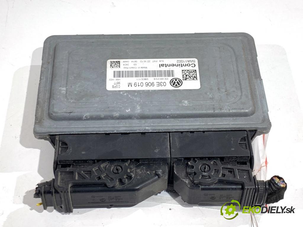 VW POLO V liftback 2012 44 kW 1.2 1198 řídící jednotka motora 03E906019M (Řídicí jednotka)