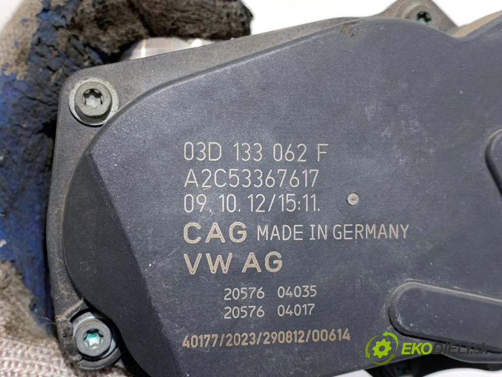 VW POLO V liftback 2012 44 kW 1.2 1198 škrtíci klapka 03D133062F (Škrticí klapka)