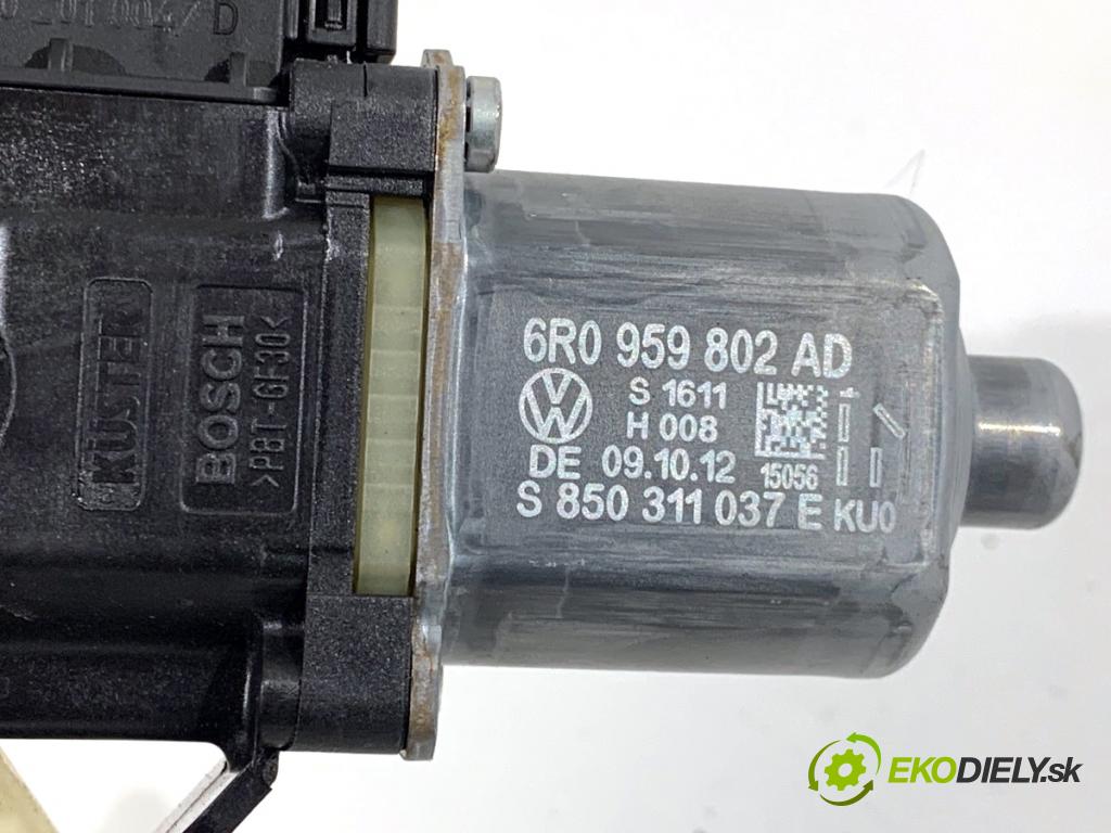 VW POLO V liftback 2012 44 kW 1.2 1198 Mechanizmus okna pravy predný 6R0959802AD