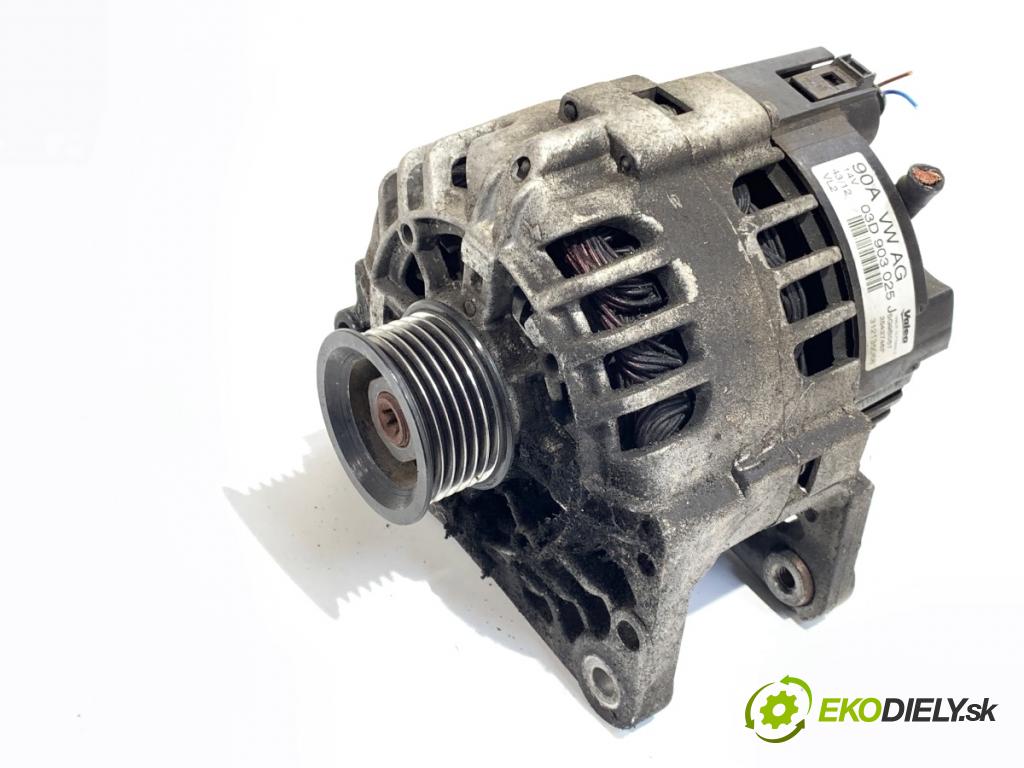 VW POLO V liftback 2012 44 kW 1.2 1198 Alternátor 03D903025J (Alternátor)