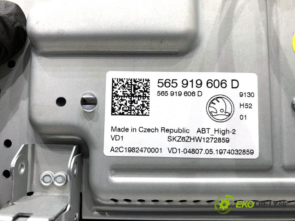 SKODA KODIAQ SUV 2019 110 kW 1.5 TSI 1495 Dislpej 565919606D (Prístrojová doska)