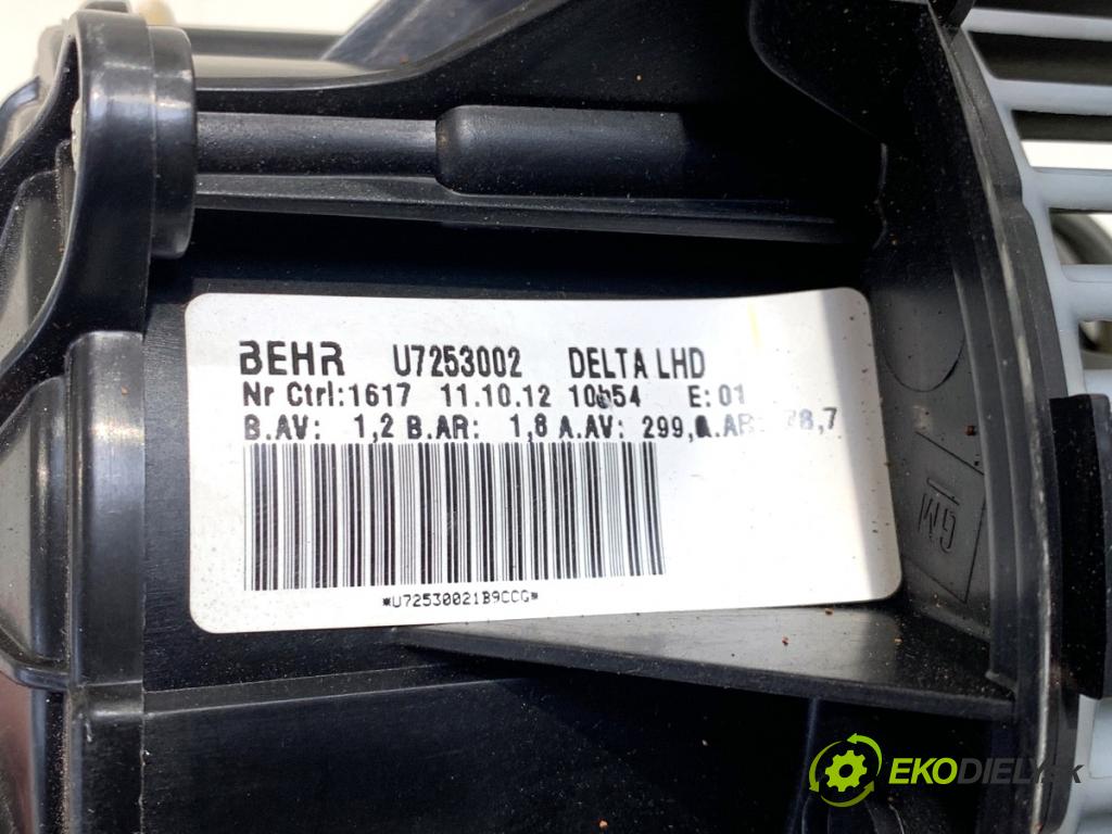 OPEL ASTRA J Kombi 2013 103 kW 1.4 LPG (35) 1364 ventilátor kúrenia U7253002