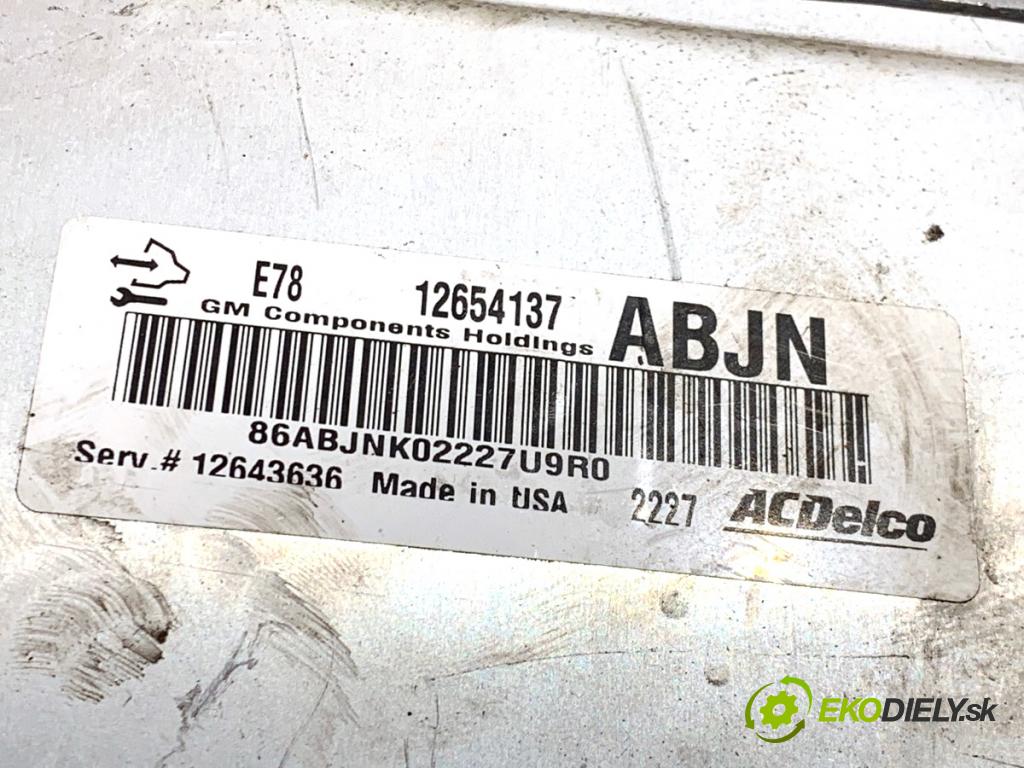 OPEL ASTRA J Kombi 2013 103 kW 1.4 LPG (35) 1364 riadiaca jednotka Motor 12654137 (Riadiaca jednotka)