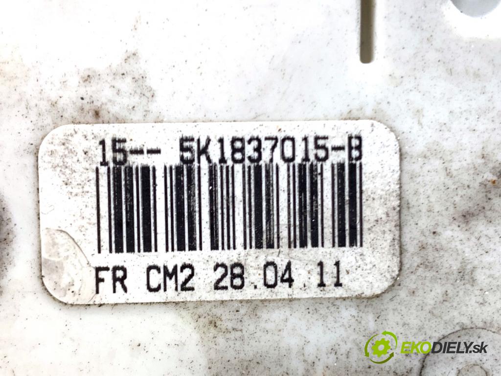 VW SHARAN nadwozie wielkoprzestrzenne (MPV) 2011 103 kW 2.0 TDI 1968 zámok Dvere ľavy predný 5K1837015B