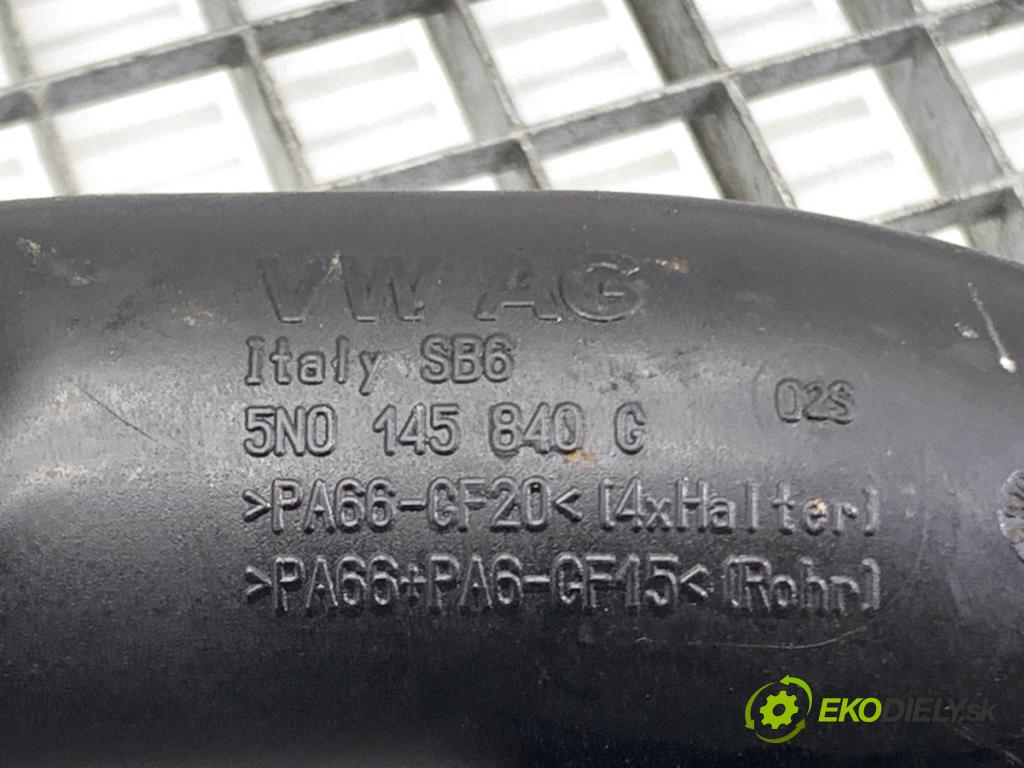 VW SHARAN nadwozie wielkoprzestrzenne (MPV) 2011 103 kW 2.0 TDI 1968 Rúra vzduchu intercoolera 5N0145840C
