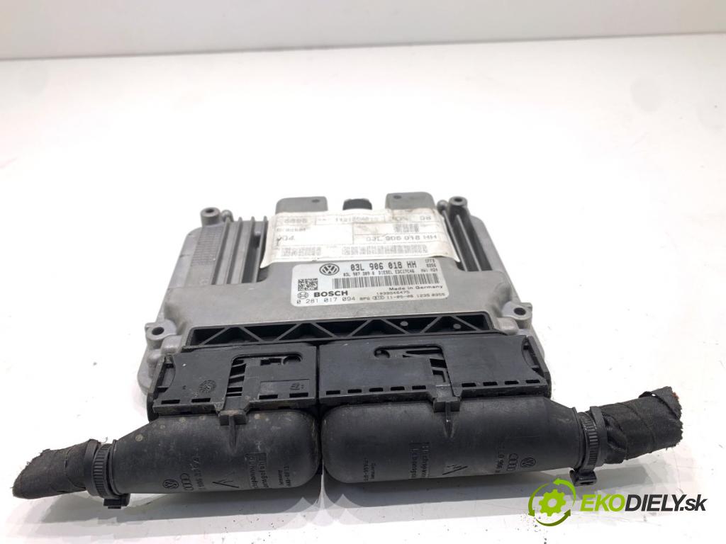 VW SHARAN nadwozie wielkoprzestrzenne (MPV) 2011 103 kW 2.0 TDI 1968 řídící jednotka motora 03L906018HH (Řídicí jednotka)