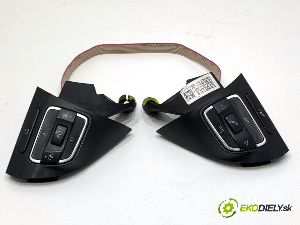 VW SHARAN nadwozie wielkoprzestrzenne (MPV) 2011 103 kW 2.0 TDI 1968 SPÍNAČE: volantu 3C8959537D