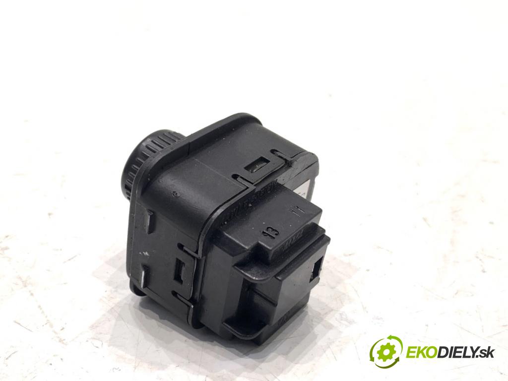 VW SHARAN nadwozie wielkoprzestrzenne (MPV) 2011 103 kW 2.0 TDI 1968 Prepínač nastavenia spätných zrkadiel 1K0959565J (Prepínacie páčky pod volantom)