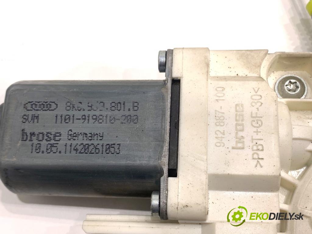 VW SHARAN nadwozie wielkoprzestrzenne (MPV) 2011 103 kW 2.0 TDI 1968 mechanismus okna pravý zadní část 8K0959801B