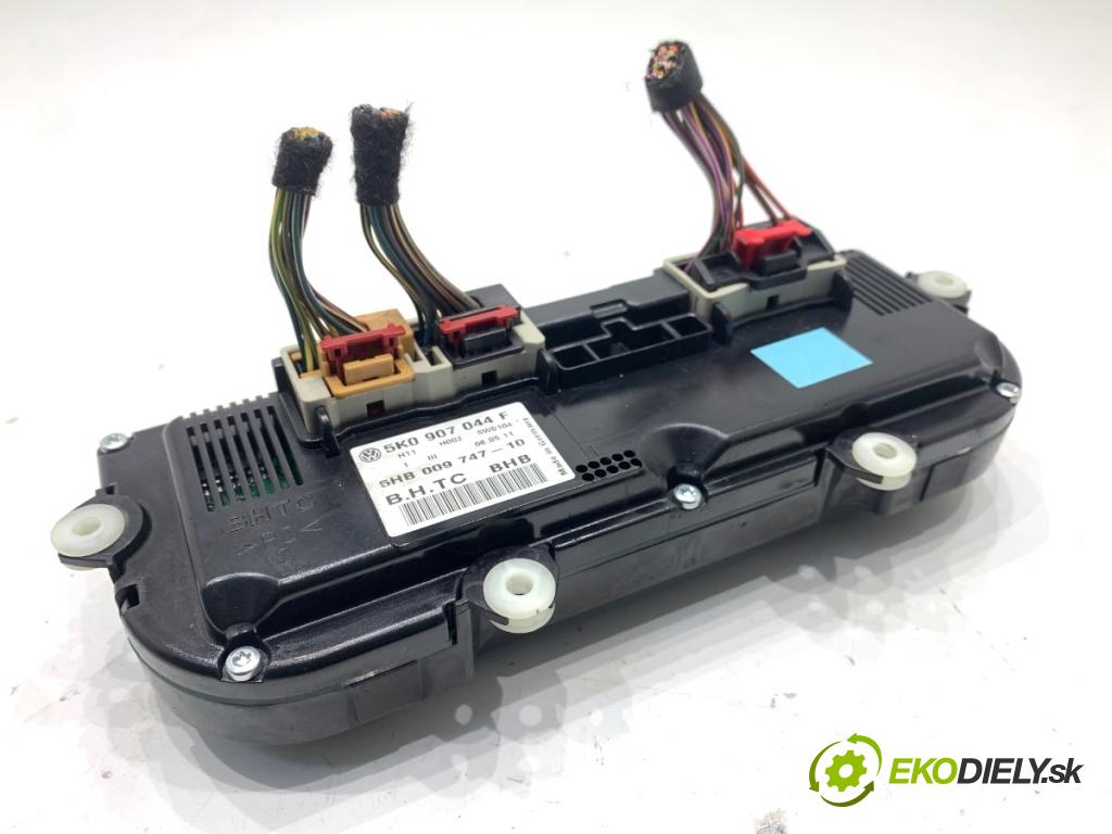 VW SHARAN nadwozie wielkoprzestrzenne (MPV) 2011 103 kW 2.0 TDI 1968 Panel ovládania kúrenia 5K0907044F (Prepínacie páčky pod volantom)