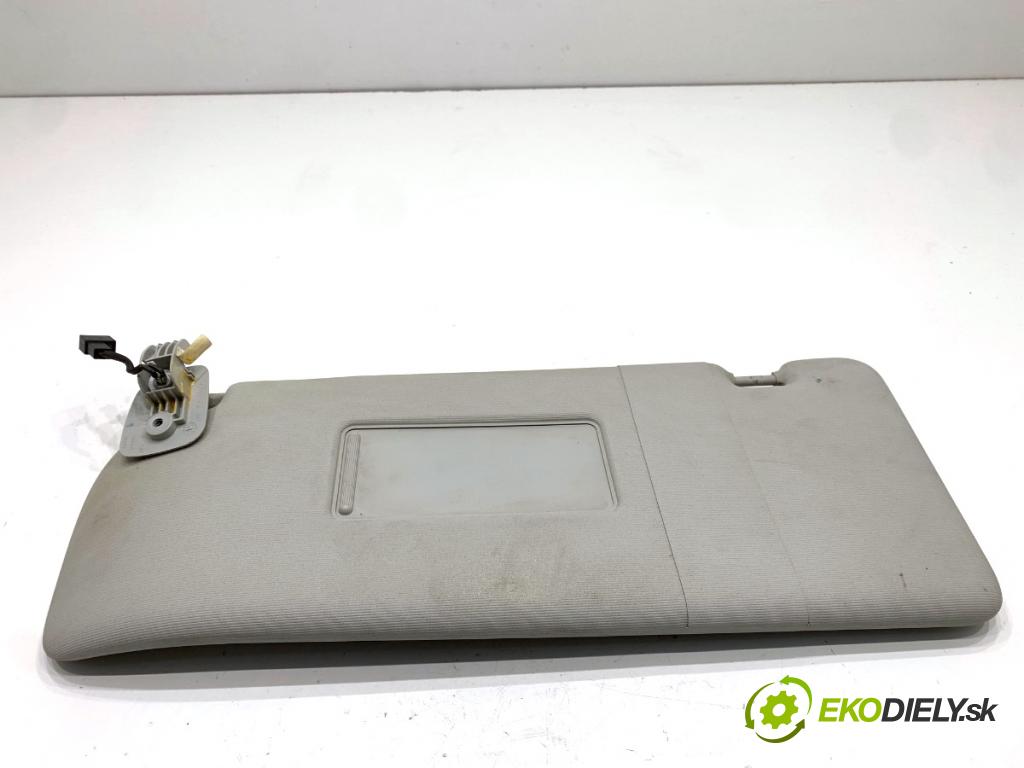 VW SHARAN nadwozie wielkoprzestrzenne (MPV) 2011 103 kW 2.0 TDI 1968 clona sluneční pravý 