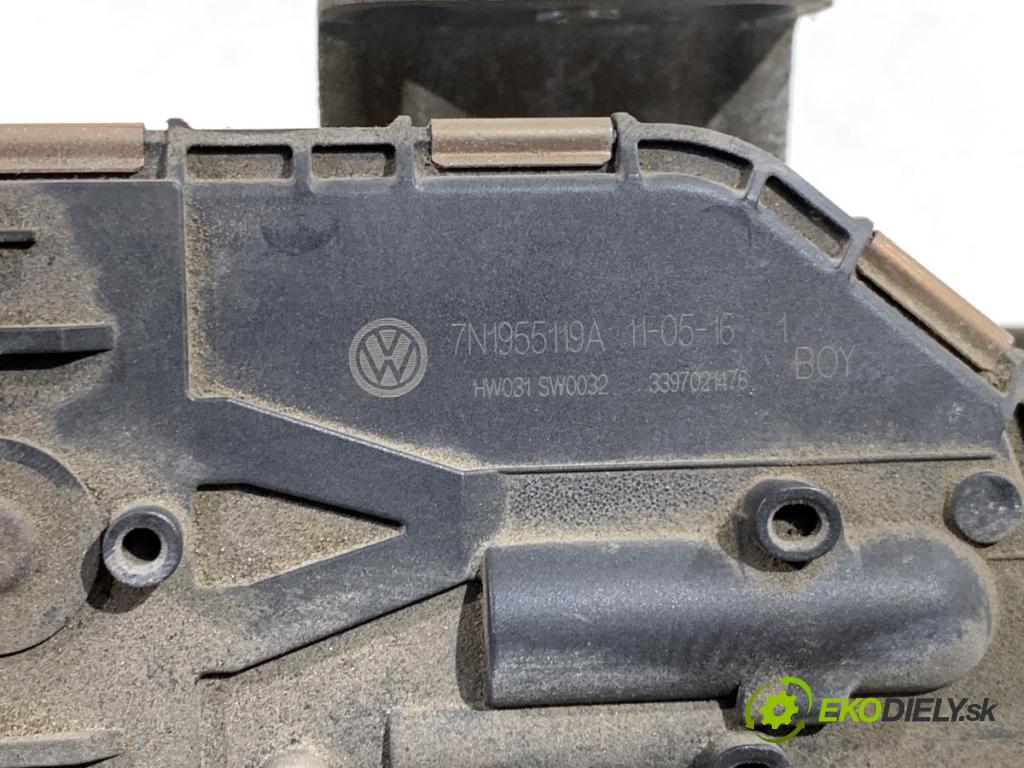 VW SHARAN nadwozie wielkoprzestrzenne (MPV) 2011 103 kW 2.0 TDI 1968 Mechanizmus stieračov predný 7N1955023A (Motorček stieračov predný)