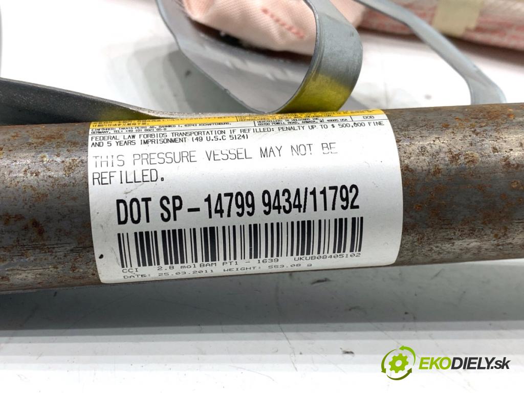 VW SHARAN nadwozie wielkoprzestrzenne (MPV) 2011 103 kW 2.0 TDI 1968 Stropný pravy 7N0880742