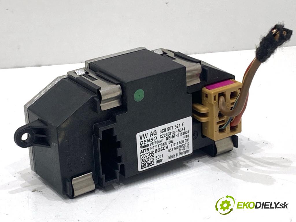 VW SHARAN nadwozie wielkoprzestrzenne (MPV) 2011 103 kW 2.0 TDI 1968 Odpor, rezistor kúrenia vzduchu 3C0907521F (Odpor (rezistor) kúrenia)