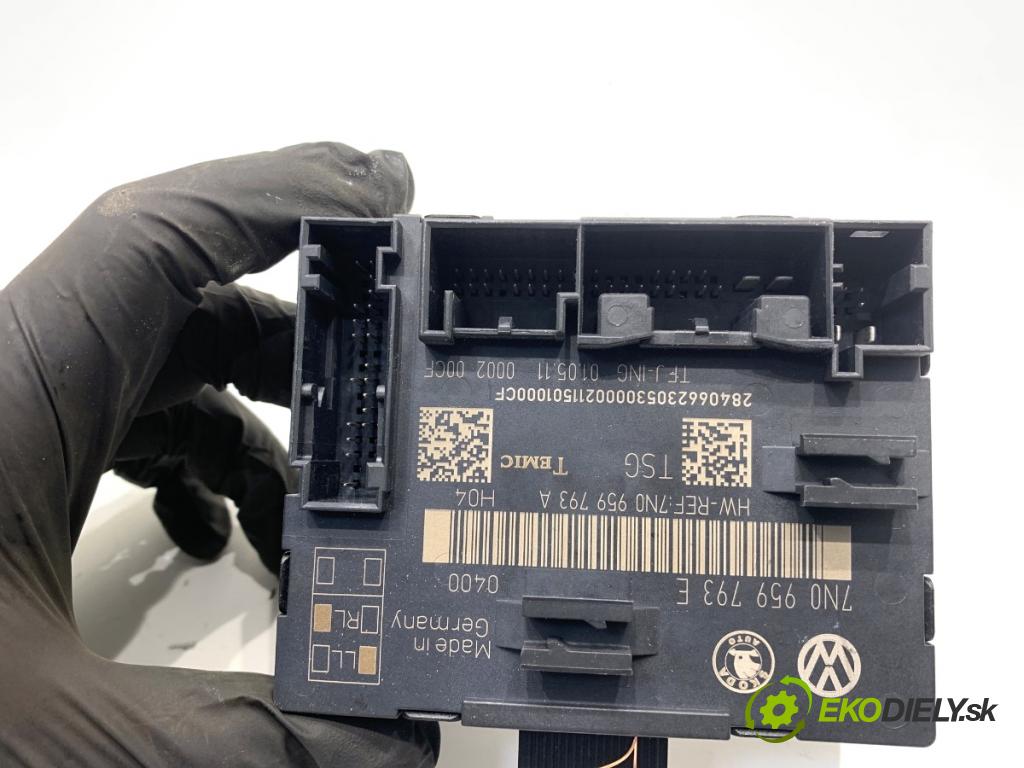 VW SHARAN nadwozie wielkoprzestrzenne (MPV) 2011 103 kW 2.0 TDI 1968 Modul Dvere predný ľavy 7N0959793E