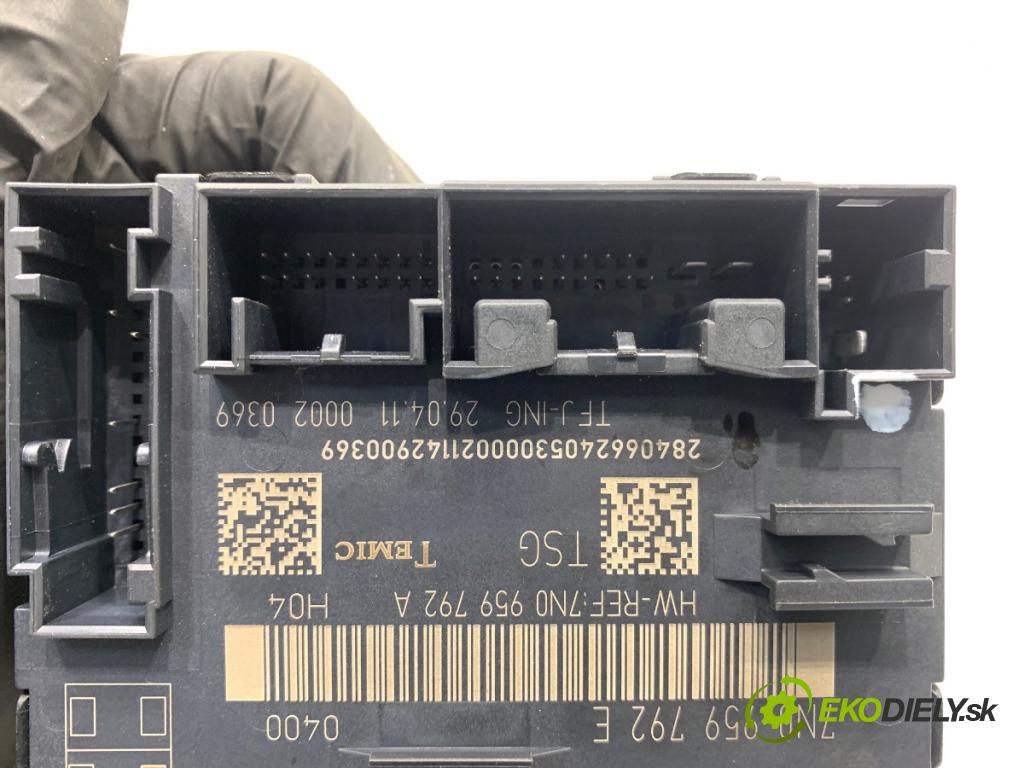 VW SHARAN nadwozie wielkoprzestrzenne (MPV) 2011 103 kW 2.0 TDI 1968 Modul Dvere predný pravy 7N0959792E