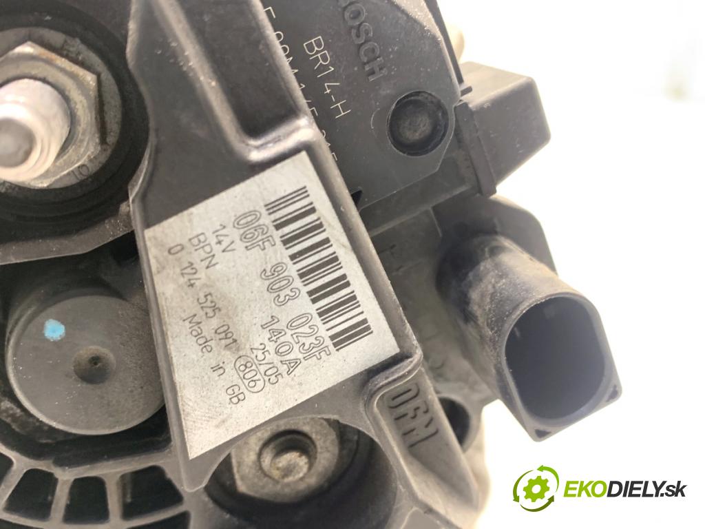 AUDI A3 8P liftback 2005 147 kW 2.0 TFSI quattro 1984 Alternátor 06F903023F (Alternátor)