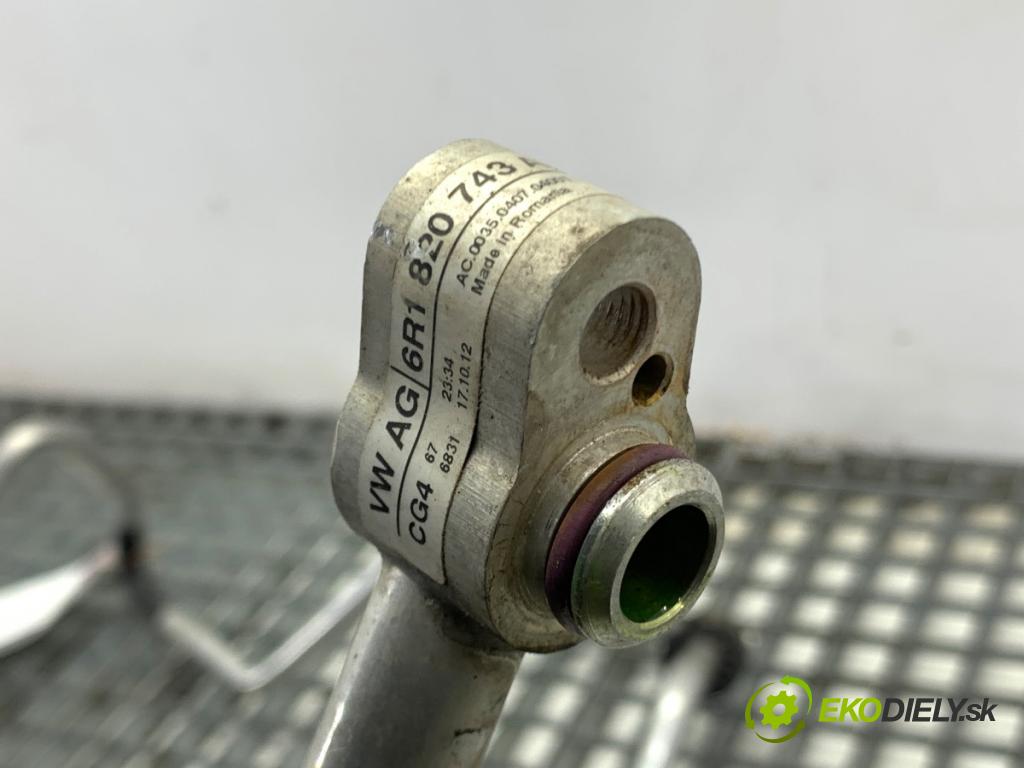 VW POLO V liftback 2012 44 kW 1.2 1198 rúrka klimatizace 6R1820743AH (Trubka klimatizace)