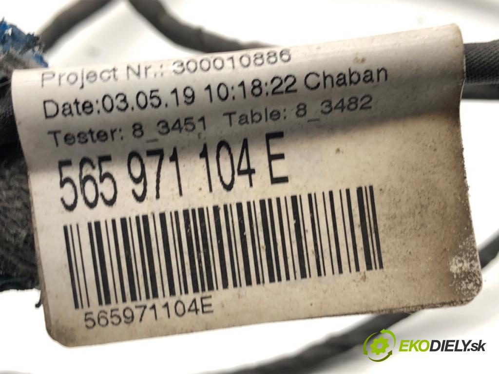 SKODA KODIAQ SUV 2019 110 kW 1.5 TSI 1495 Káblovačka PDC zad 565971104E