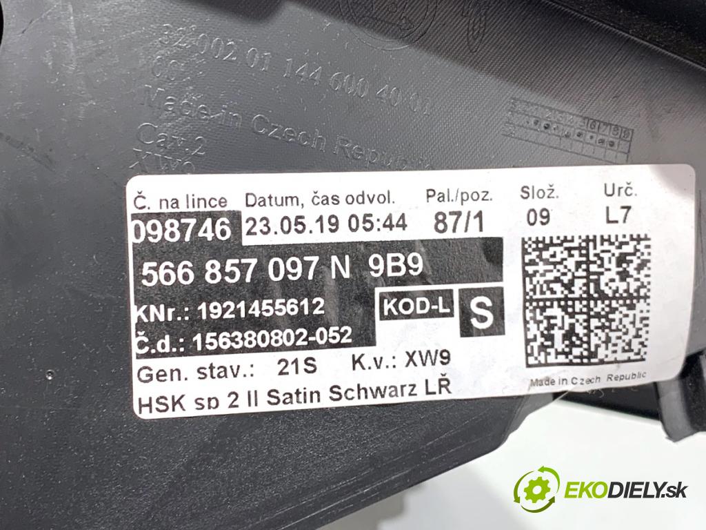 SKODA KODIAQ SUV 2019 110 kW 1.5 TSI 1495 přihrádka kastlík spolujezdce 566857097N (Přihrádka (kastlík))