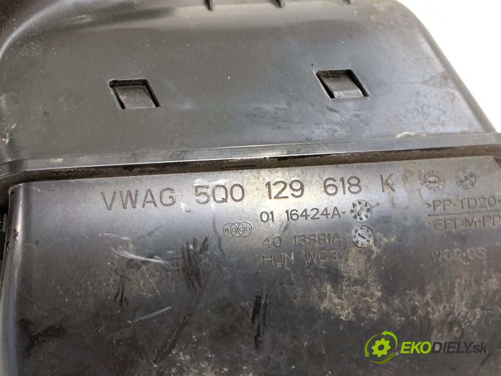 SKODA KODIAQ SUV 2019 110 kW 1.5 TSI 1495 Obal filtra vzduchu 5Q0129620E (Obal vzduchového filtra)