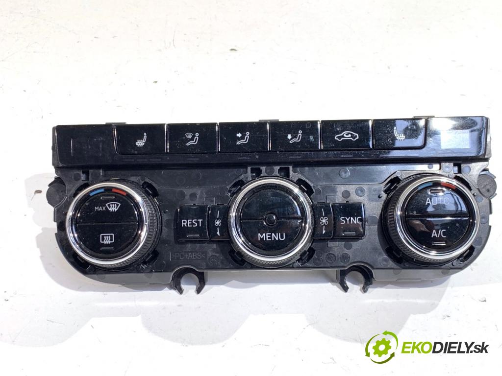 SKODA KODIAQ SUV 2019 110 kW 1.5 TSI 1495 Panel ovládania kúrenia 565907044AR (Prepínacie páčky pod volantom)