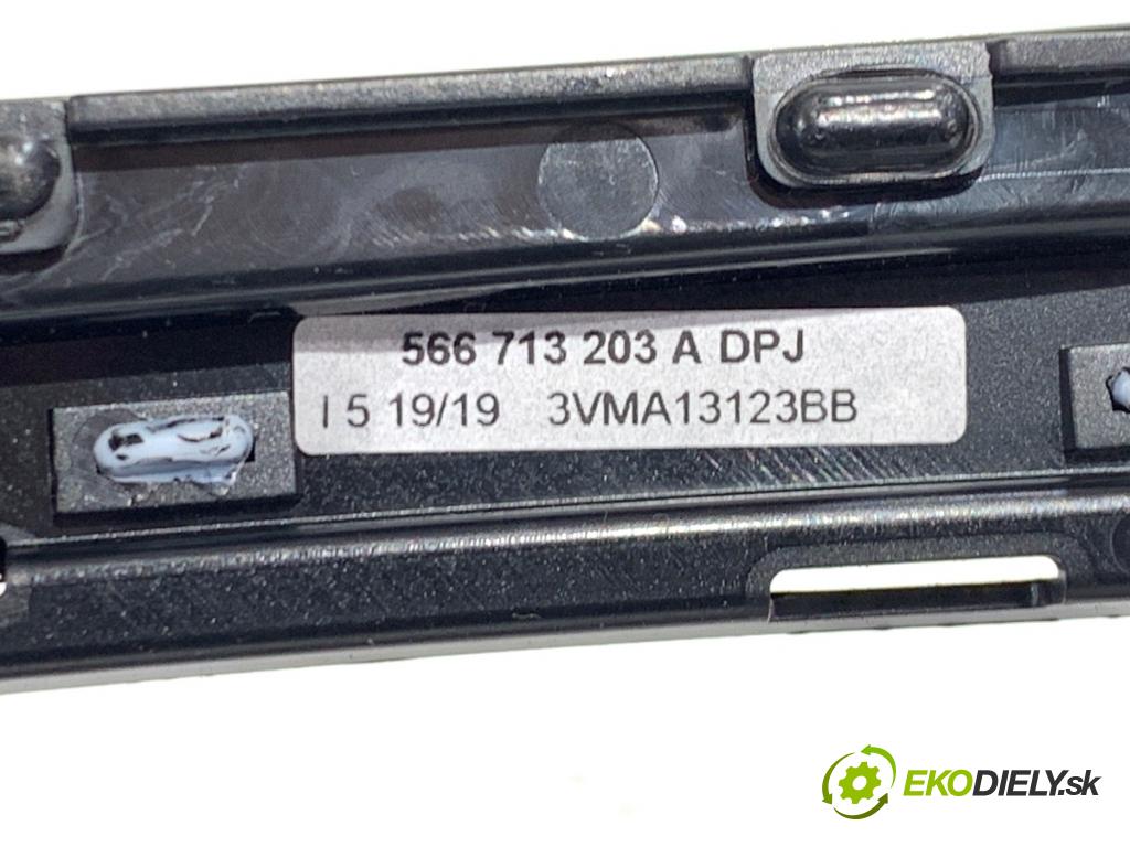SKODA KODIAQ SUV 2019 110 kW 1.5 TSI 1495 lišty kryt 566713203A 566820075B (Lišta)