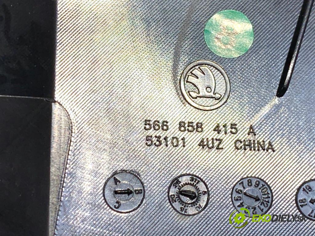 SKODA KODIAQ SUV 2019 110 kW 1.5 TSI 1495 lišty kryt 566713203A 566820075B (Lišta)