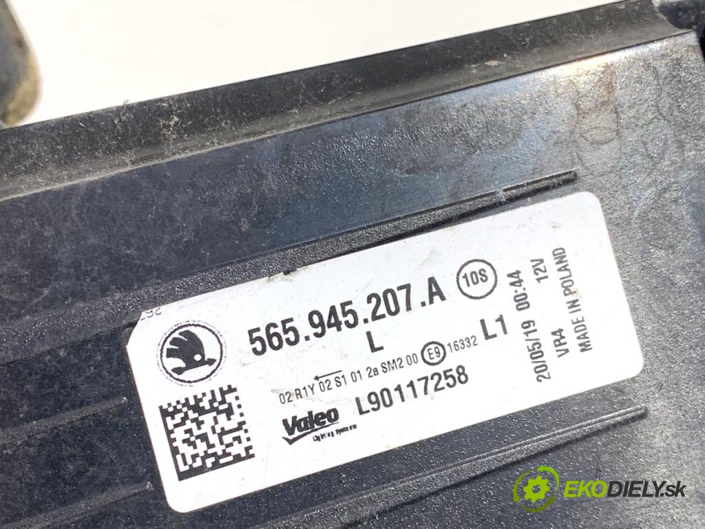 SKODA KODIAQ SUV 2019 110 kW 1.5 TSI 1495 Svetlo ľavy zad 565945207A